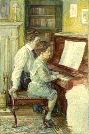 piano teacher doodle