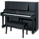 Yamaha YUS5SG Silent Series Professional Upright Pianos from Chicago Pianos . com