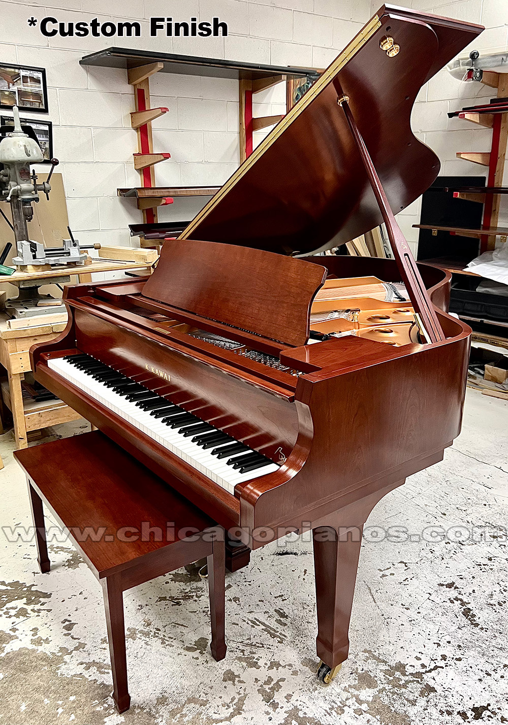 Kawai-GX2-Semi-Polished-Cherry